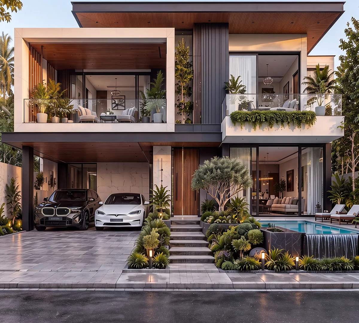 บ้านโมเดิร์นสองชั้นที่ผสานแนวคิด Passive Design และระบบ Active อย่างเป็นระบบ