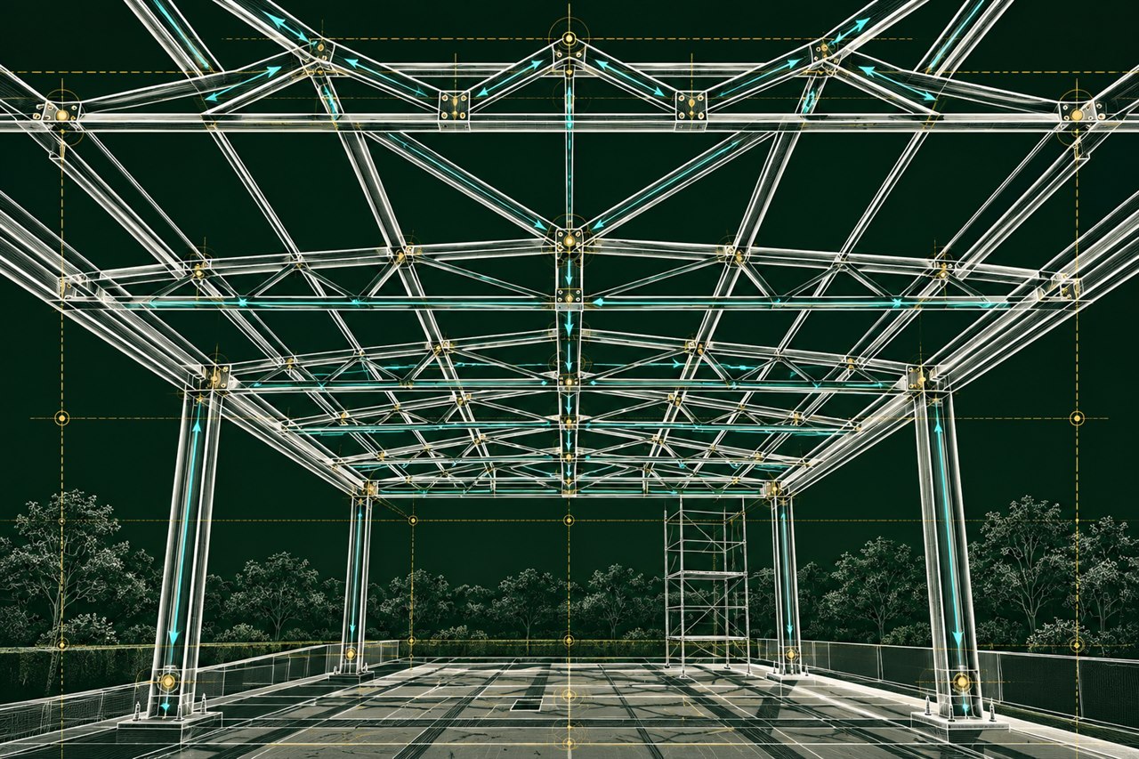 Roof frame and roofing