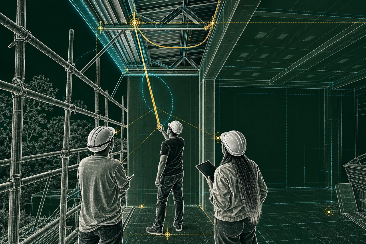 Joint on-site measurement check