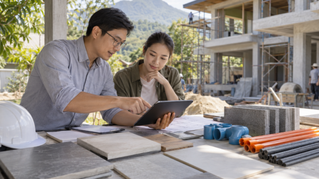 บริษัทรับสร้างบ้านอัปเดตราคาวัสดุอย่างไร? จาก BOQ สู่ฐานข้อมูลต้นทุนต่อตารางเมตร