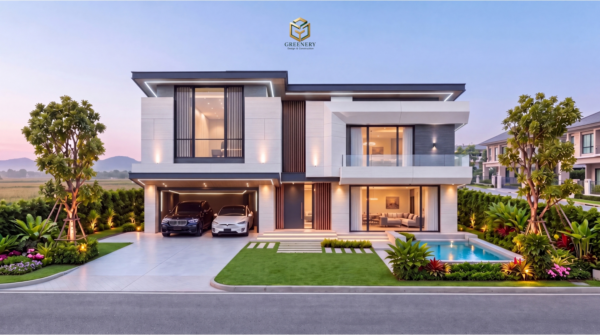 บ้านกรีนเนอร์รี่ ทิมเบอร์ไลน์ · แบบ B